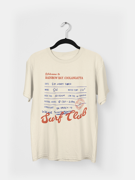 Burleigh Heads Tee - White - Rift Supply Co