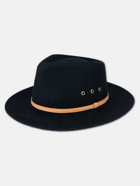 Jet Black Fedora