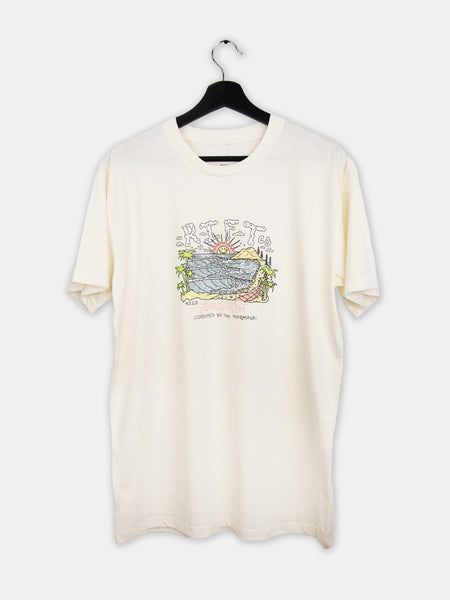 Burleigh Heads Tee - White