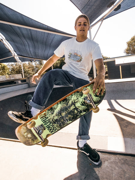 Burleigh Heads Tee - White