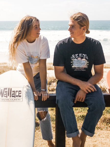 Burleigh Heads Tee - White