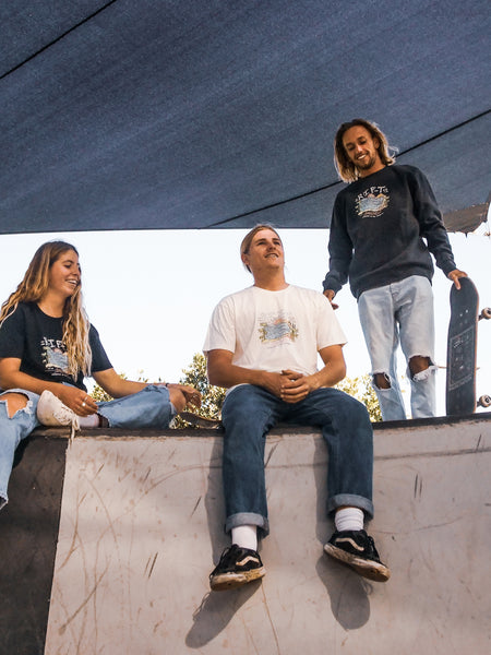 Burleigh Heads Tee - White