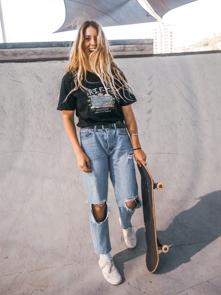 Burleigh Heads Tee - Black